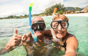 reinventing-yourself-in-retirement-couple-snorkeling
